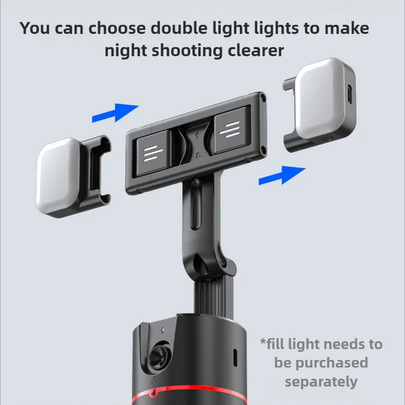 Handheld Gimbal Fully Automated Follow up Shots 720 Degree 3-Axis Follow-up Gimbal Stabilizer For Smartphone Live Photography