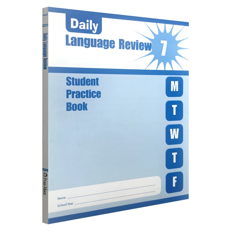 

Evan-Moor Daily Language Review Grade 7 SE Workbook,aged 10 11 12 13, English book 9781608236770