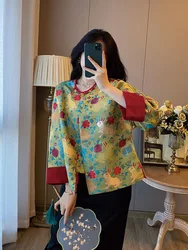 Asian Chinese Luna New Year Autumn Women Traditional Jackets