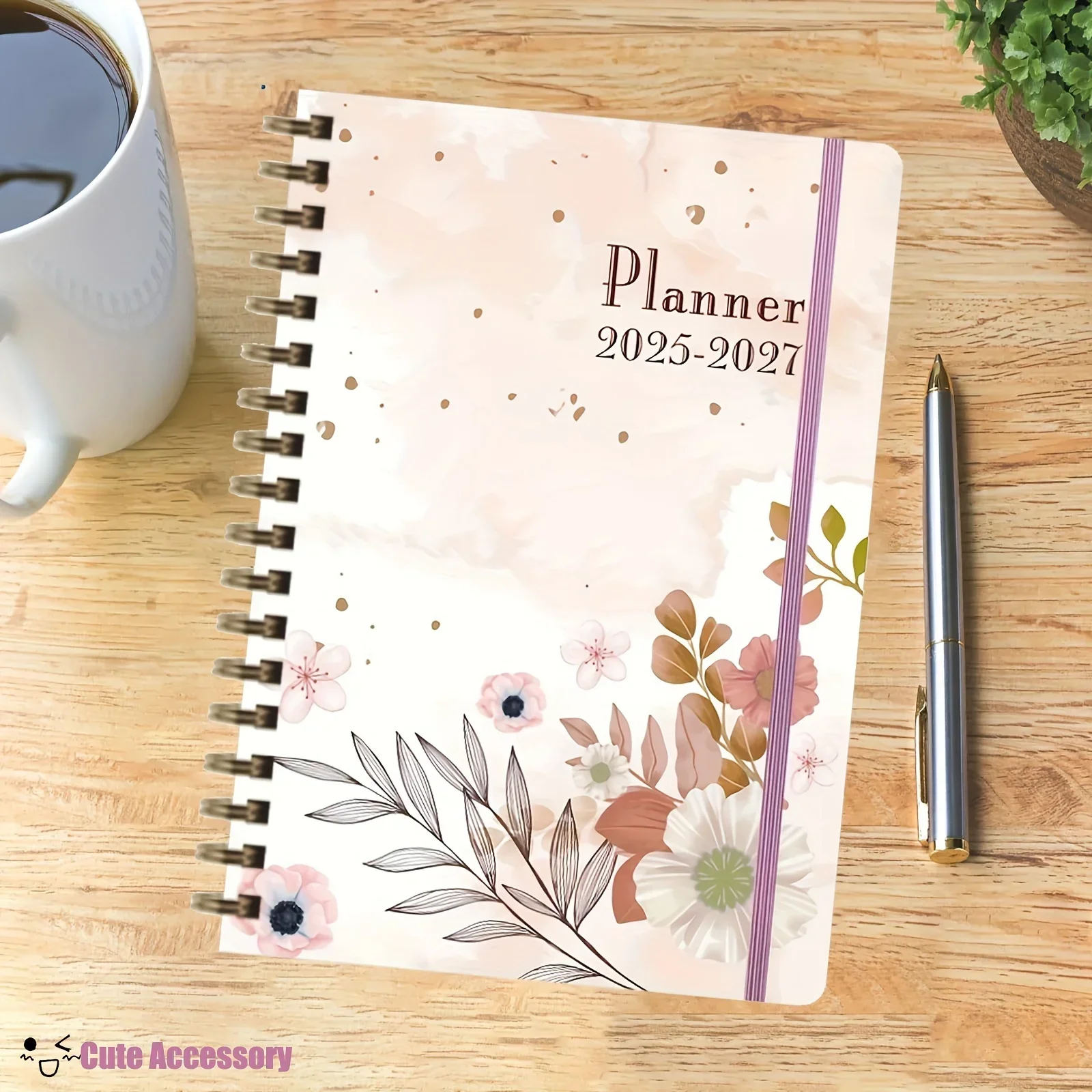 2025-2027 Monthly Planner Notebook Stationery Campus Gifts Agenda Journal Back To School Office Supplies Memo Pad Accessories