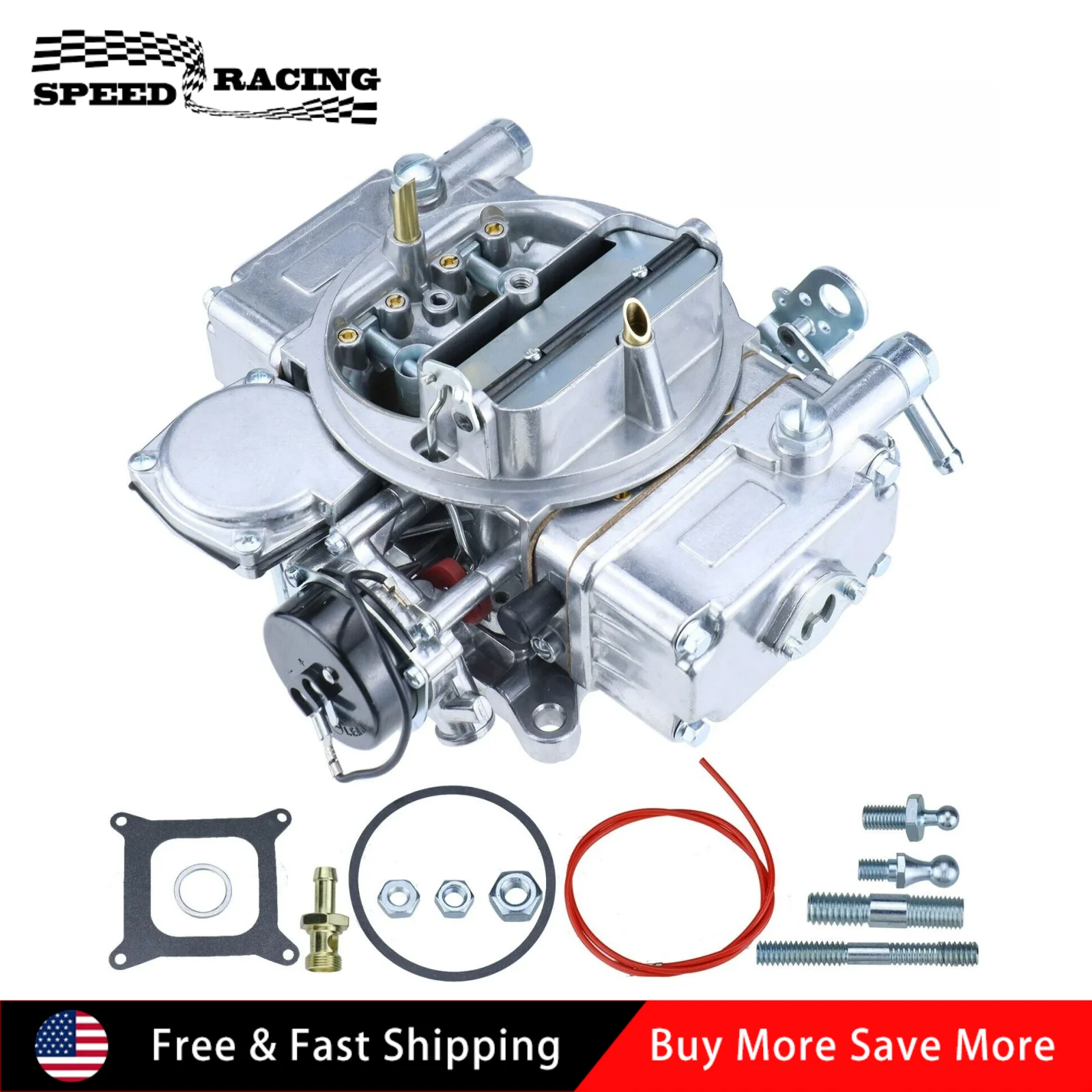 0-80457S 0-80457SA FR-80457S 4 برميل المكربن 600CFM الكهربائية خنق شارع المحارب ل 1967 - 1968 المحركات الأمريكية 5.6L V8