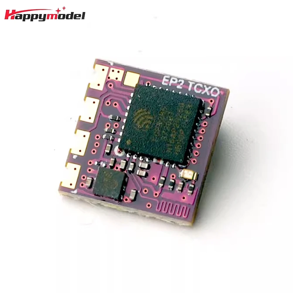 長い範囲のhappymodelレシーバーfpvフリースタイルドローン、mcu expresss、elrs tcxo、ep1 ep2 ep1デュアルism 2.4ghz、esp8285