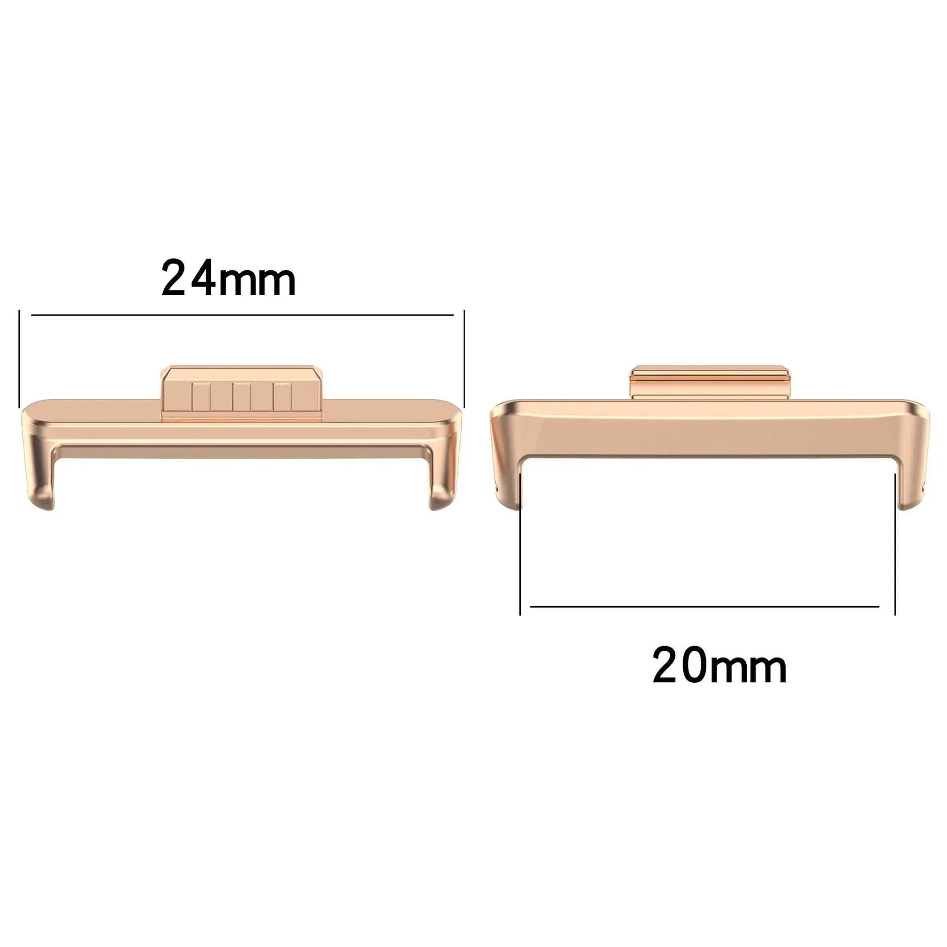 2PCS Connector For Huawei Watch Fit 3 Strap 20mm Watch Band Connector Smartwatch Wristband metal Adapter Replacement Accessories