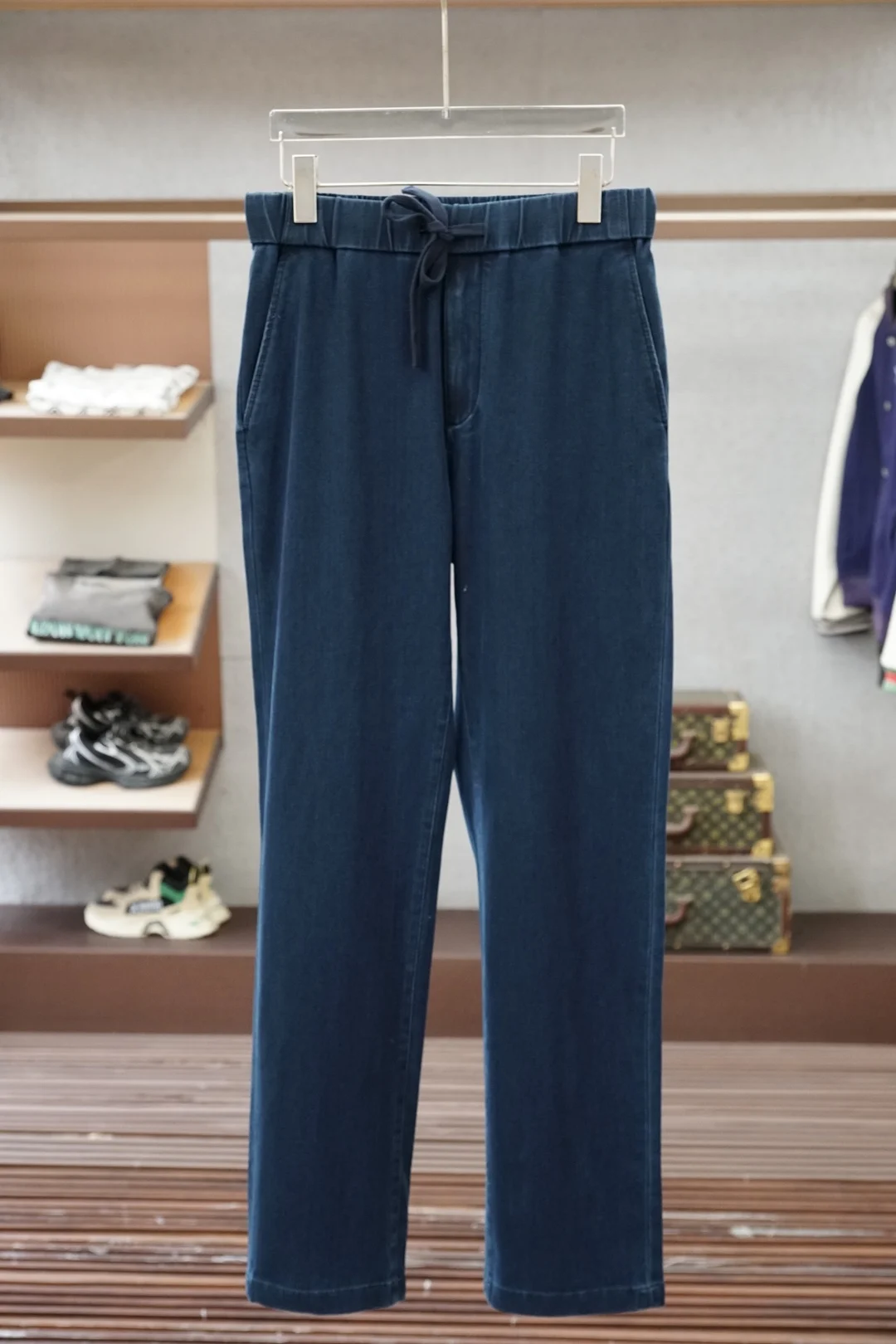 Kiton Summer Lyocell Blend Stretch Waist Thin Jeans