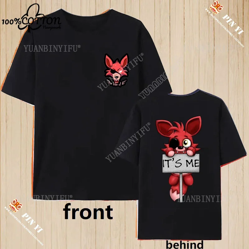 New Style Harajuku Creative Fnaf 2 Animatronics Five Nights A Street T Shirt Cotton Unisex Shirt Diy Print Cool Tee Fashion view 4