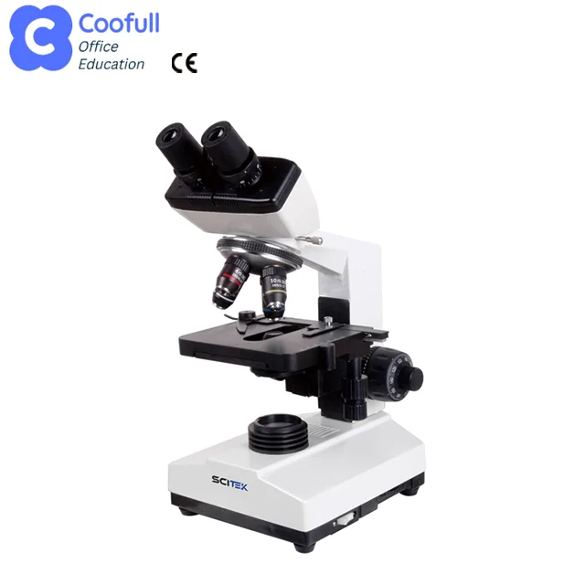 LED Binocular Fluorescence Microscope Sliding Binocular Head for Hospitals
