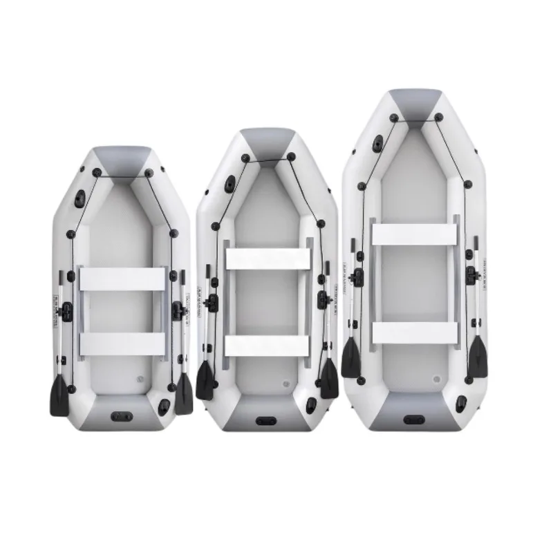 

Professional Inflatable Kayak 2.6-3.3m Length, 360-540kg Capacity, 2+1 Air Chambers, 1.2mm Thick PVC for Family Fishing Tour
