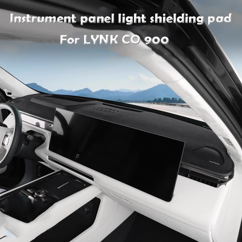 

Для LYNK CO 900 2025 приборная панель, светозащитная накладка, солнцезащитная накладка, замшевые автомобильные аксессуары