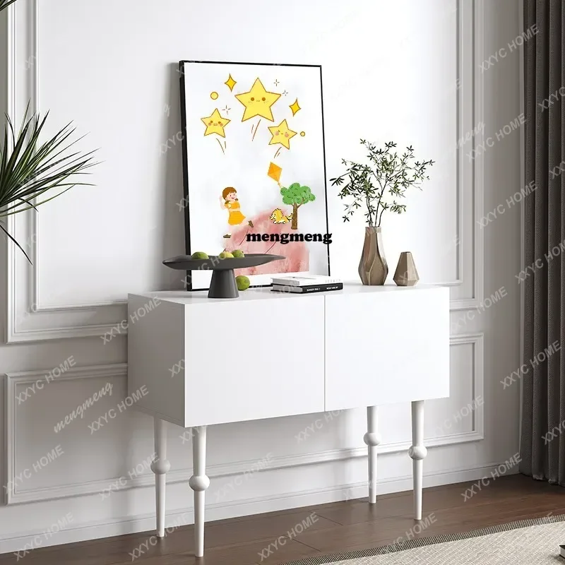 HHModern Minimalist Console Table Premium Design Storage Organizer Console Table  Living Room Tavolo Da Salotto Furnitu