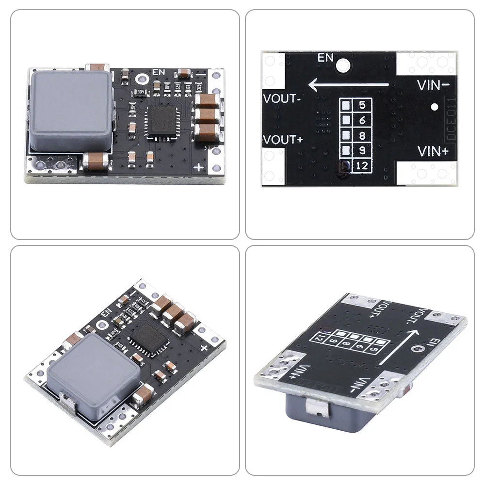 DC-DC Booster Power Module DC 3-4.2V to 5V 4A DC 3-11V to 12V 3A High Power Lithium Battery Boost DC-DC Boost Conversion Module