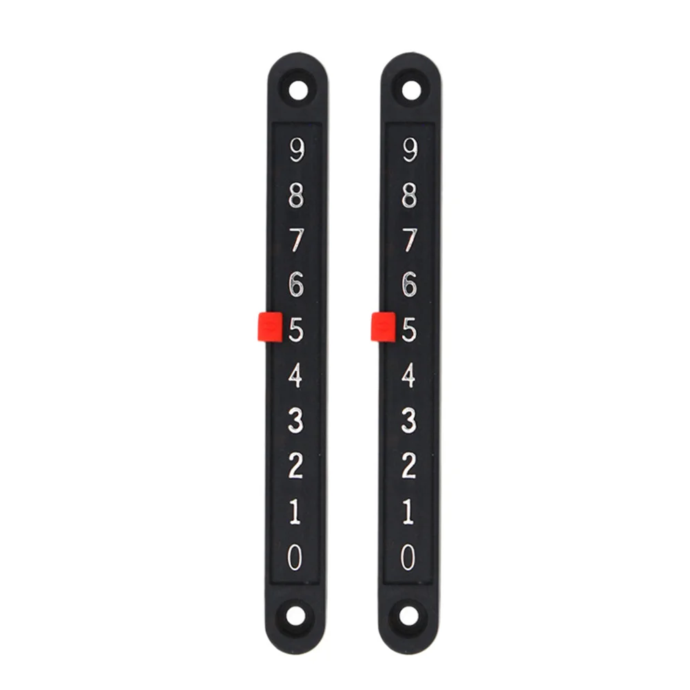 

2pcs Football Scoring Counter Table Soccer Scorekeeper Replacement Durable Plastic Black For Room Entertainment