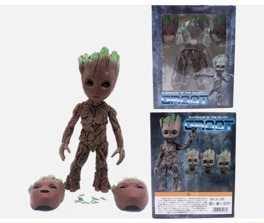 

26cm Guardians of The Galaxy Groot Action Figure Cute Baby Tree Man Figurine Statue Doll Collectible Model Toy for Children Gift