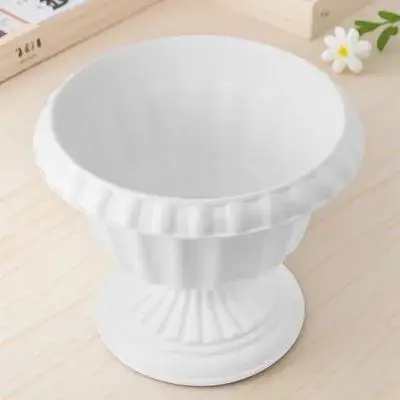 

Roman Style Plastic Flower Pot Retro Wedding Porch Planter Decorative Flower Holder Home Garden Container Delicate Planter