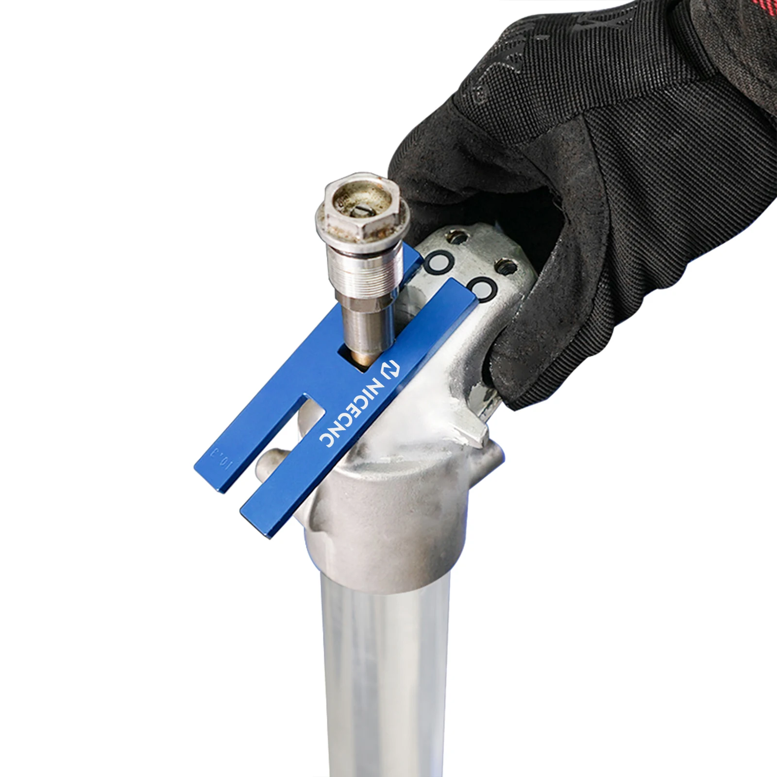أداة تثبيت قضيب شوكة الدراجة ا - مراجعة Exhaust Pipe Expander وسعره