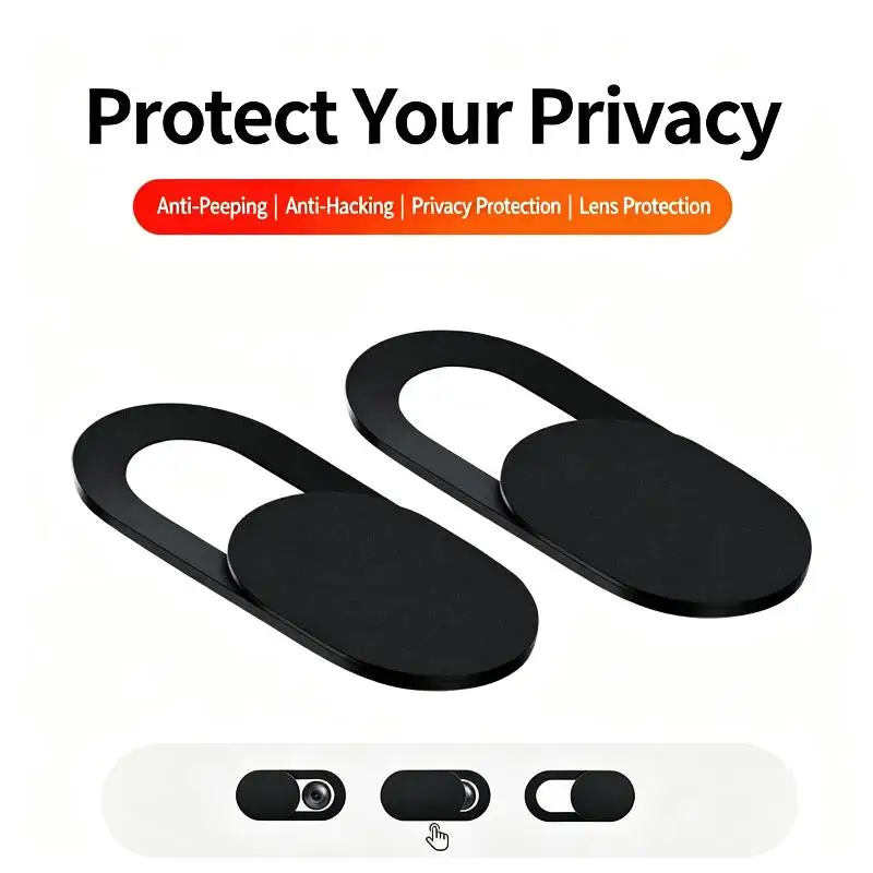 Laptop Camera Privacy Cover Webcam Cover Shutter Adhesive Slider For Tablet Web Pc Camera Mobile Phone Lens Privacy Sticker