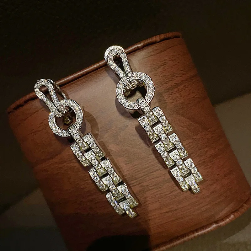 

Bilincolor Fashion Chain Punk Earring for Women