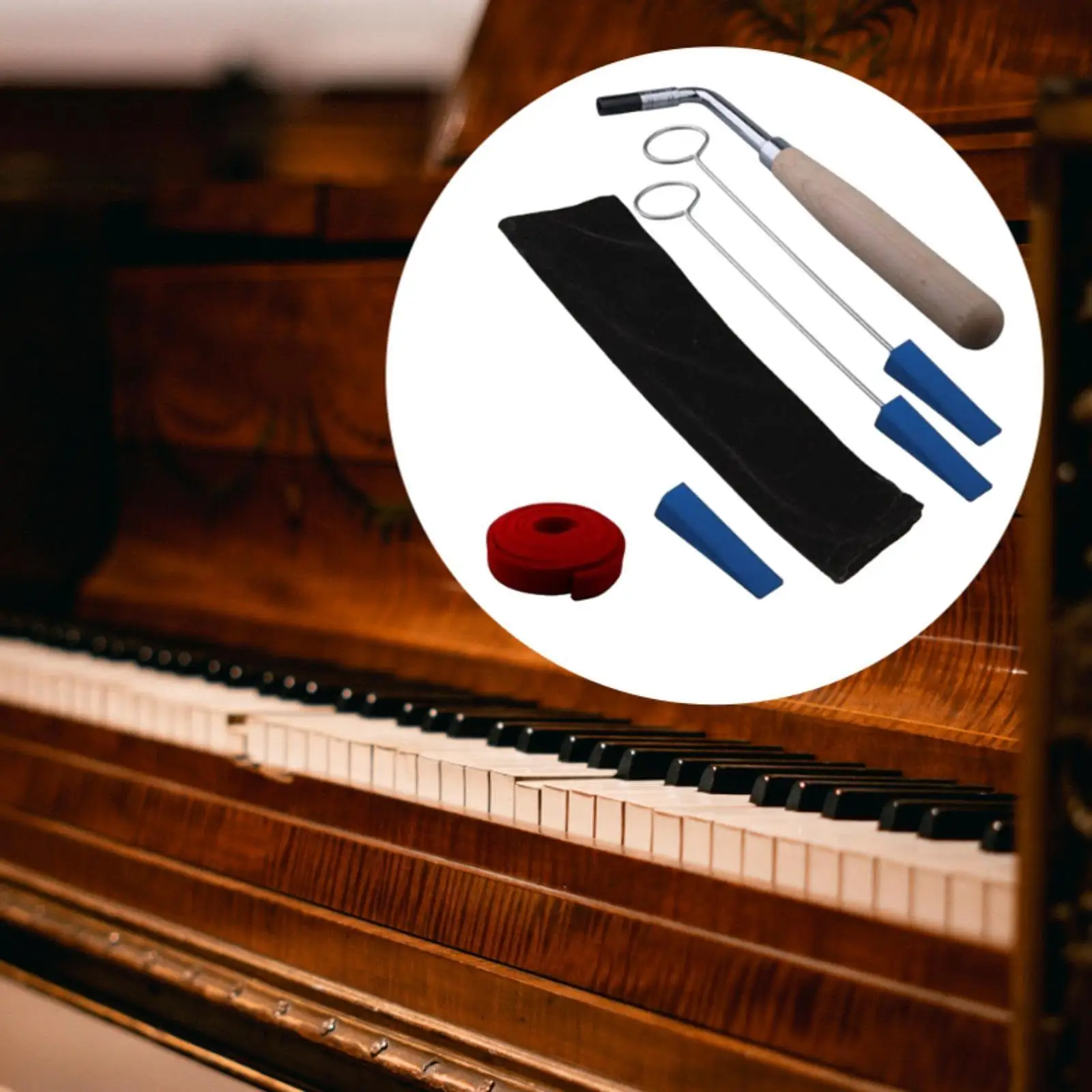

Piano Tuner Wrench, L-Shaped Multifunctional Piano Tuner Kit, Musical Instrument