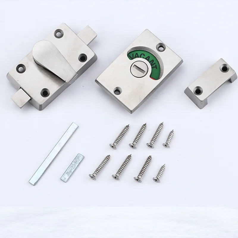 30Pcs Zinc Alloy Indicator Door Locks Public Restroom Toilet WC Bathroom Privacy Latch Indicating Locker