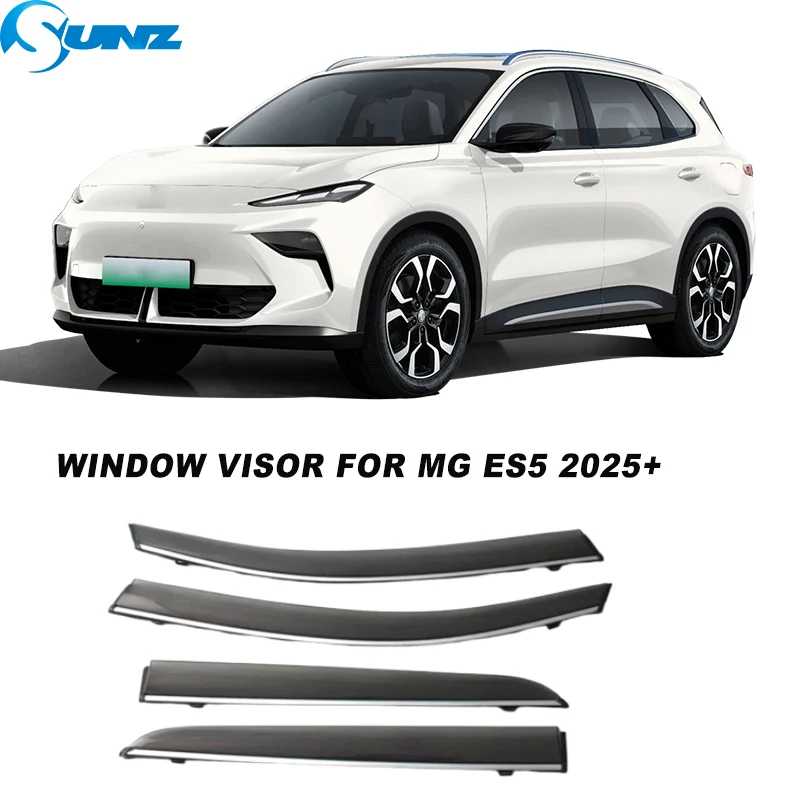 Side Window Deflectors  For MG ES5 2025 2026 + Car Sun Rain Guard Window Visor Weathershield