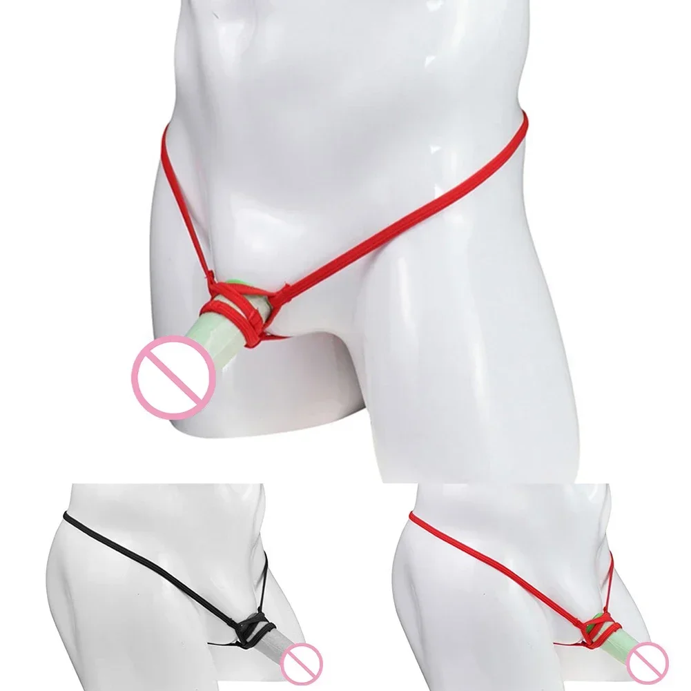 Lingerie pria seksi g-string celana dalam Bikini pakaian dalam Thong tali belakang T celana dalam Jockstrap celana dalam kantung perban tembus pandang