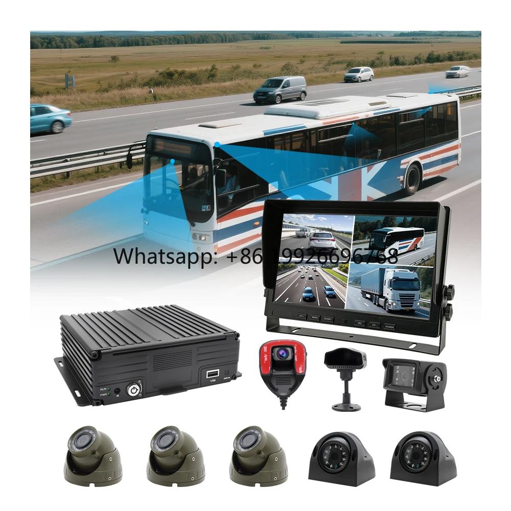 

Индивидуальная OEM/ODM-система 8-канального AHD 1080P мобильного видеорегистратора с ИИ для управления автопарком коммерческих грузовиков и автобусов