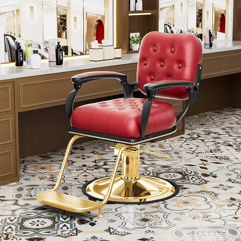 

Hairdressing Makeup Barber Chair Pedicure For Beauty Salon Barber Chair Hair Stylist Swivel Cadeira Ergonomica Salon Furniture