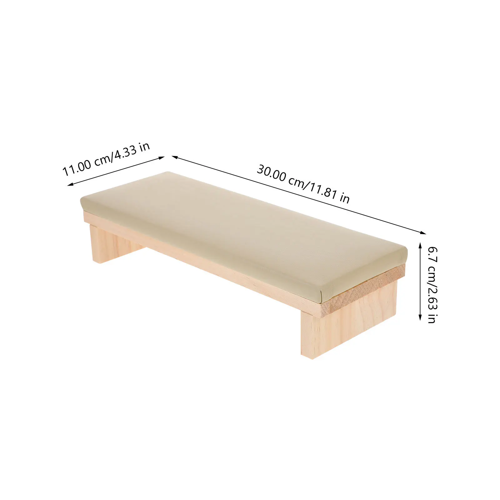 

Подлокотник для дизайна ногтей Подставка для рук Мягкая поддержка запястья для маникюрного стола Стабильный эргономичный дизайн Длительный срок службы Любители ногтей