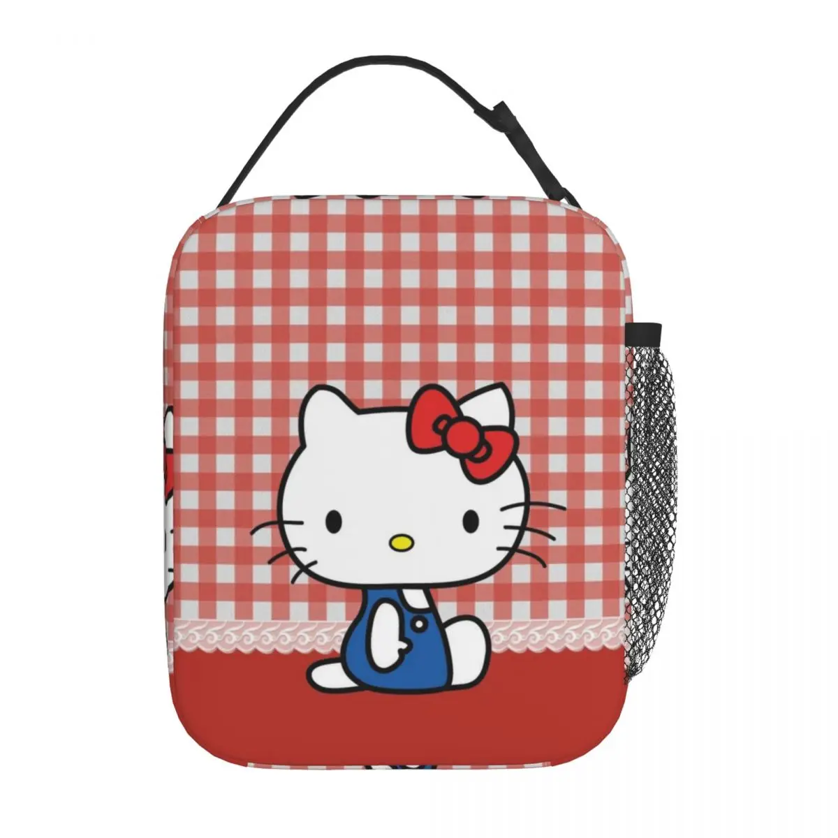 Kuromi Hello Kitty Insulated Lunch Bags Thermal Meal Container Portable Lunch Box Tote Bento Pouch School Picnic