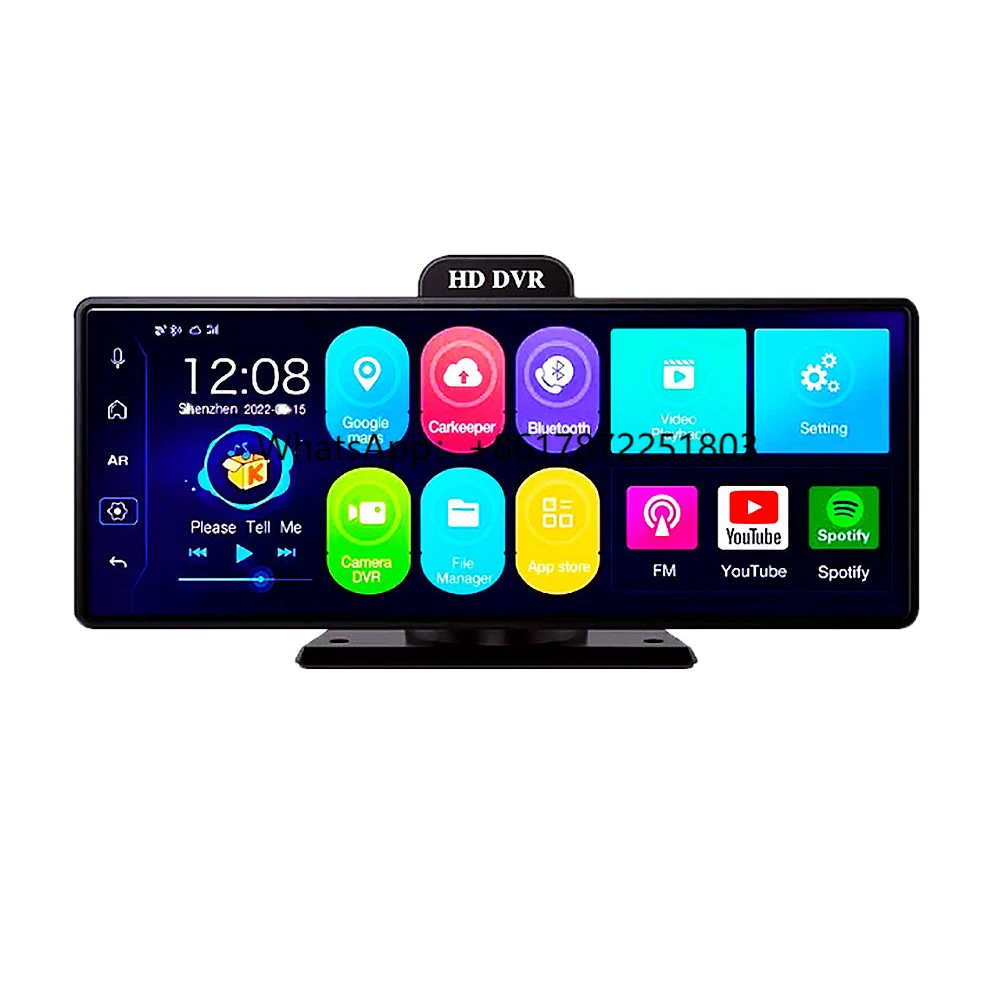 

Universal 10.26 Inch Dual Lens Car Dashcam 1080P Dual Android Car Dvr Car Black Box Dash Cam