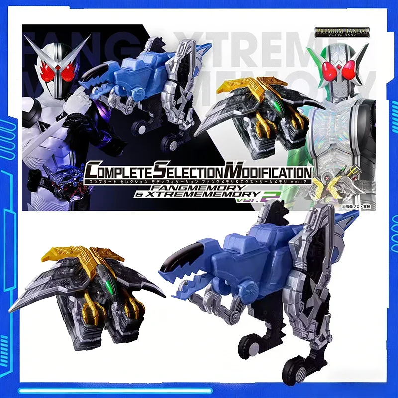 Juguete de Transformación Original de Bandai Kamen Rider W CSM Driver Versión Doble 2.0 Fang Memory Extreme Eagle Little Dinosaur