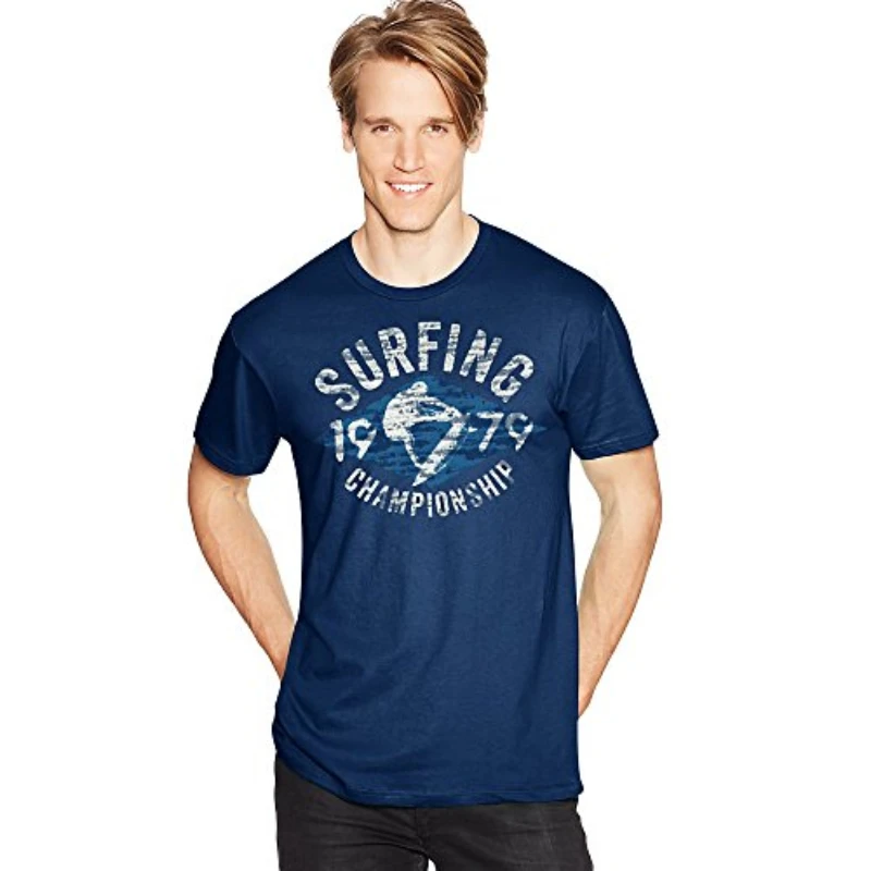 

Hanes Men’s Short Sleeve Graphic T-shirt Collection S - 4XL Quality Unique Graphic Art Tees Same Short Sleeve Versatile Top