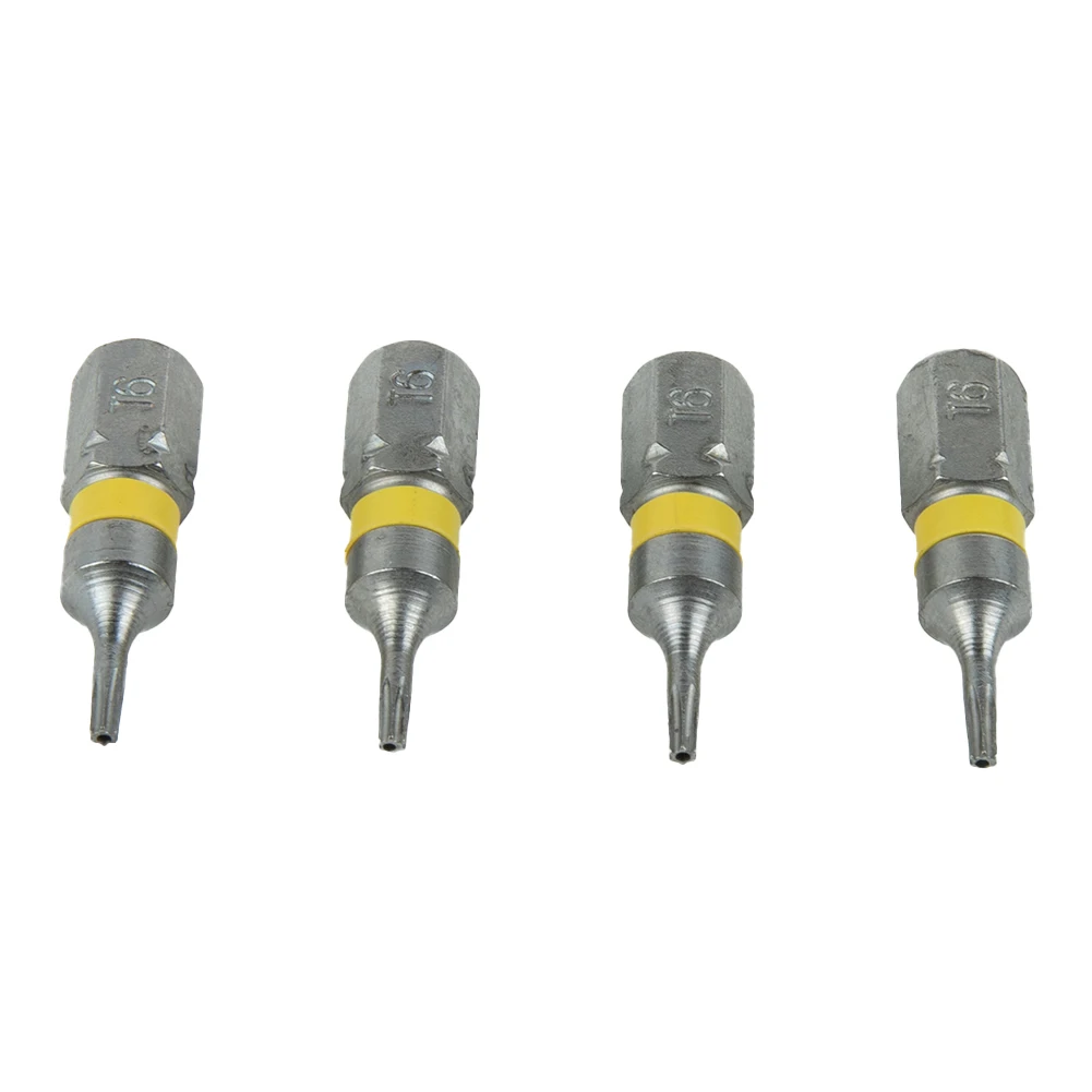 Screwdriver Bit Magnetic T6 T40 Hex Head Screw Driver Bit Set for Electric Hand Screwdrivers and Drills (4 Pack)