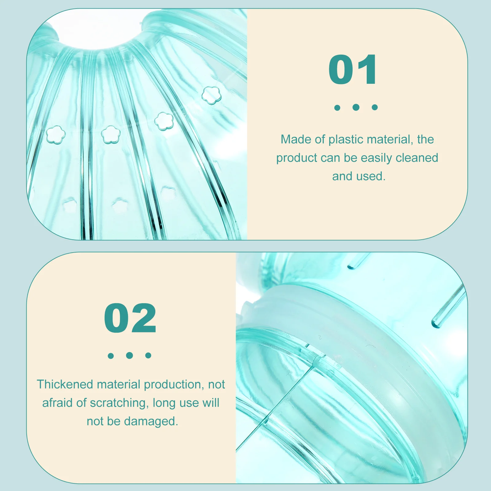 

1Set Hamster Cage Tunnel Plastic Rat Cage Maze Connector Expand Play Area Promote Exercise Hamster Tube Guinea Pig Tunnel