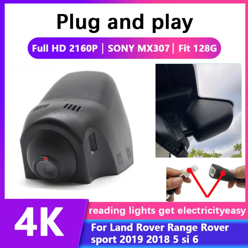 

4K Car Driving Recorder Easy to install For Land Rover Range Rover sport 2019 2018 5 si 6 Car DVR Video Recorder Dash Cam Camera