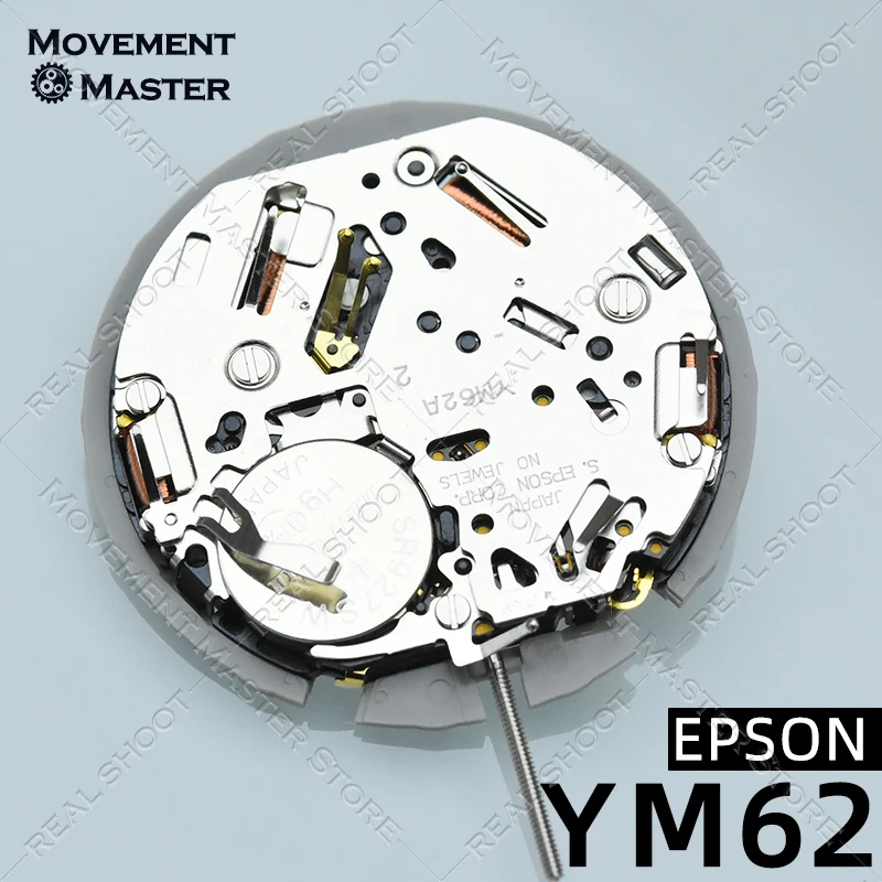 ญี่ปุ่น YM62A ควอตซ์, 6 พินมัลติฟังก์ชั่น YM62 การเคลื่อนไหวสากล 7T62A นาฬิกาอะไหล่ซ่อม