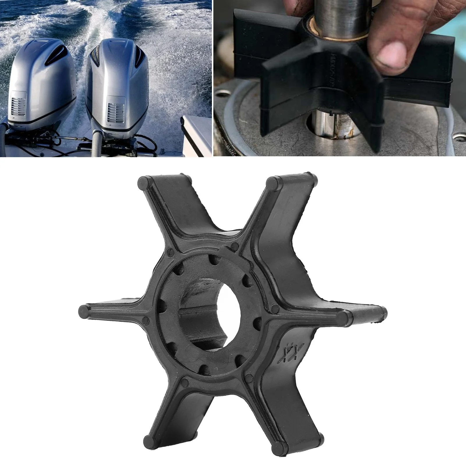 

Крыльчатка водяного насоса 18-3040 для подвесных моторов Yamaha 8 9,9 15 20 л.с. T8 T9,9 F9,9 F15 F20, 63 В-44352