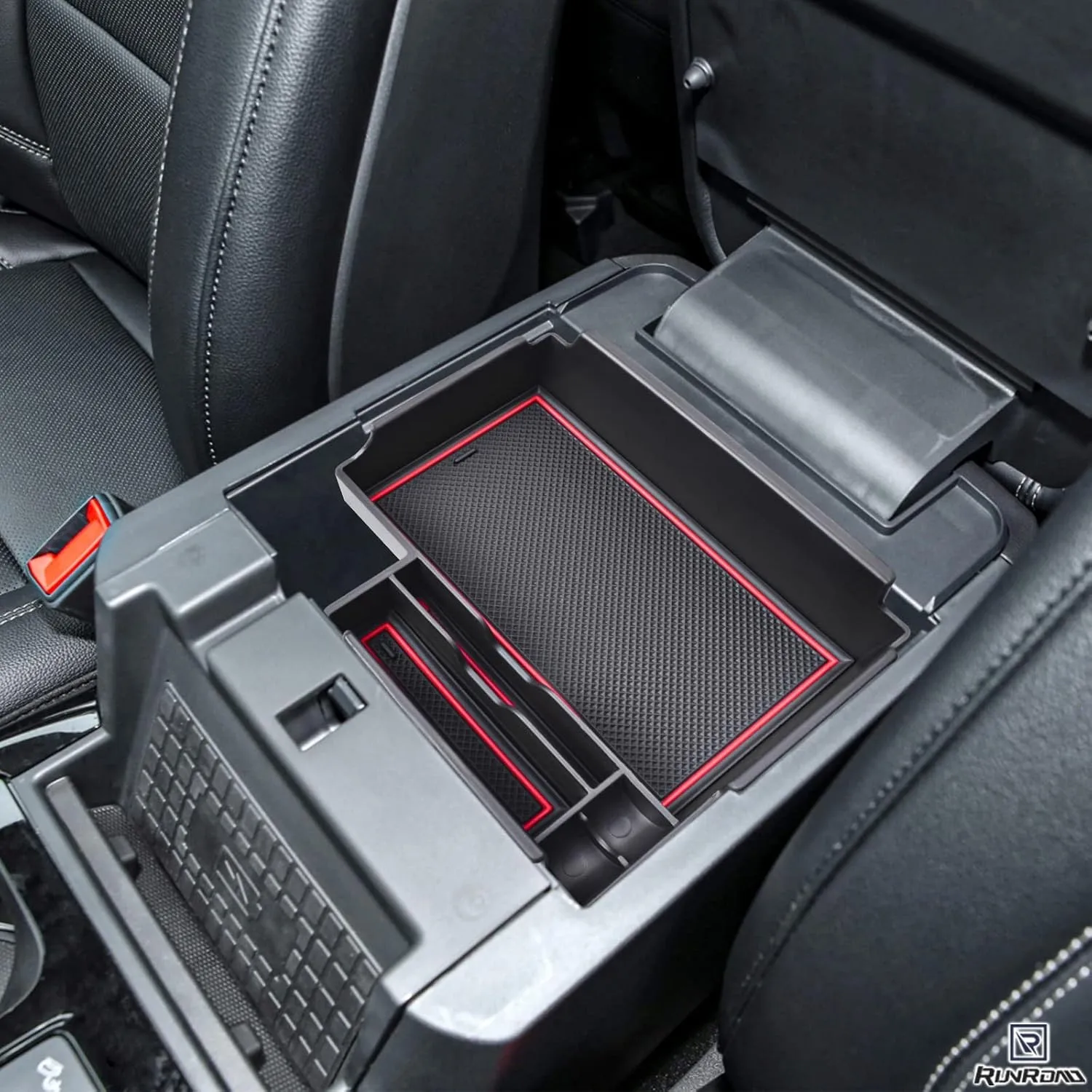 Custom Fit Center Console Organizer Tray For Ford Explorer 2020-2026, Armrest Storage Insert Box with Non-Slip Mat