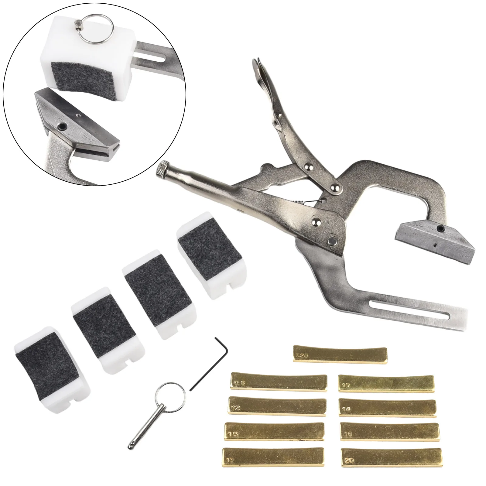 Handheld Fret Press Insert Tool Inserts Tool Neck Supports Musical Instruments & Gear 12.5\\\