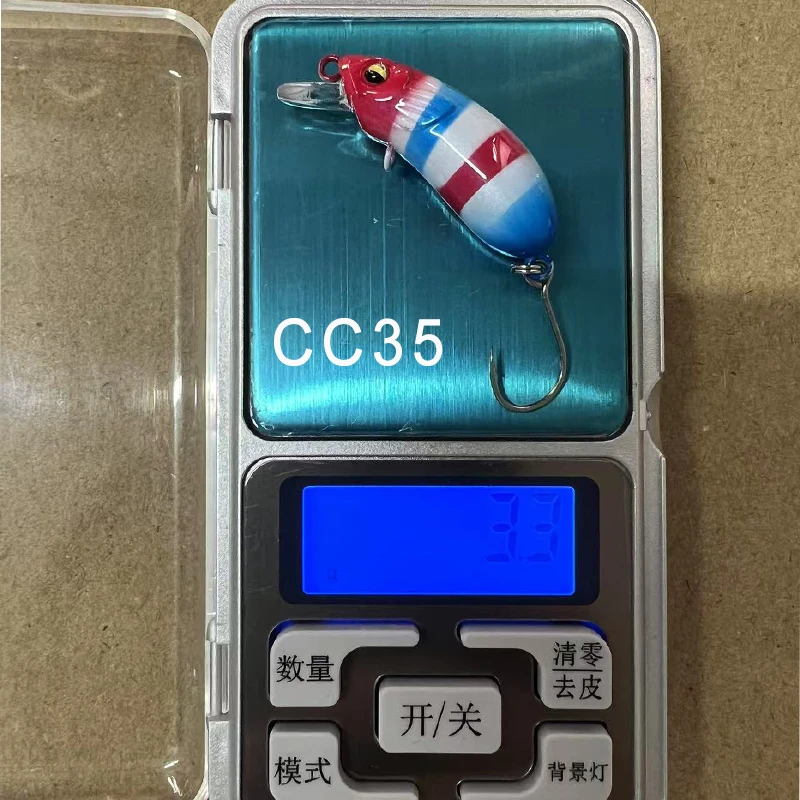 1Pc CC40 CC35 Micromatter Langsam Sinkende Minnow Angeln Locken 4,3g 45mm Niedrigen Schwerpunkt Stille System künstliche Gefälschte Köder – Detail 3