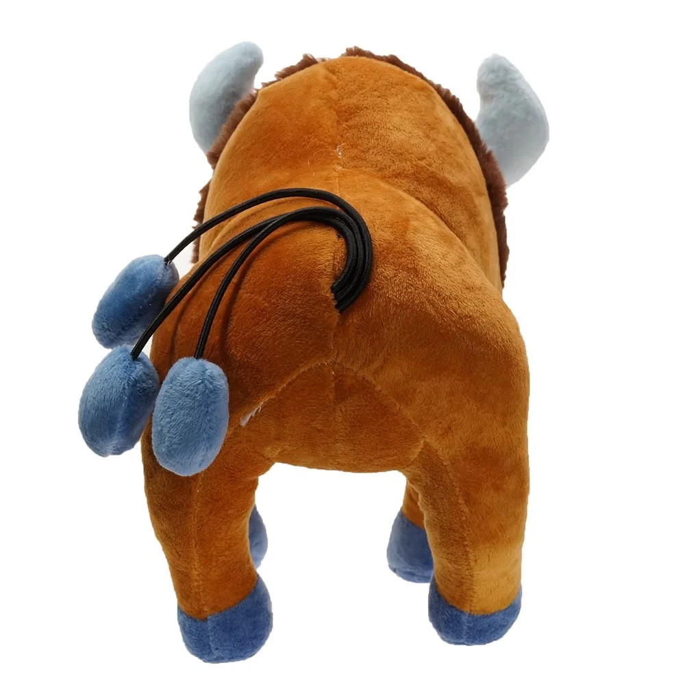 28cm Tauros Pokémon Plüschfigur, Wütender Stier Kuscheltier, Weiches Stofftier, Sammlerstück Geschenk für Kinder, Anime-Kreatur – Detail 4