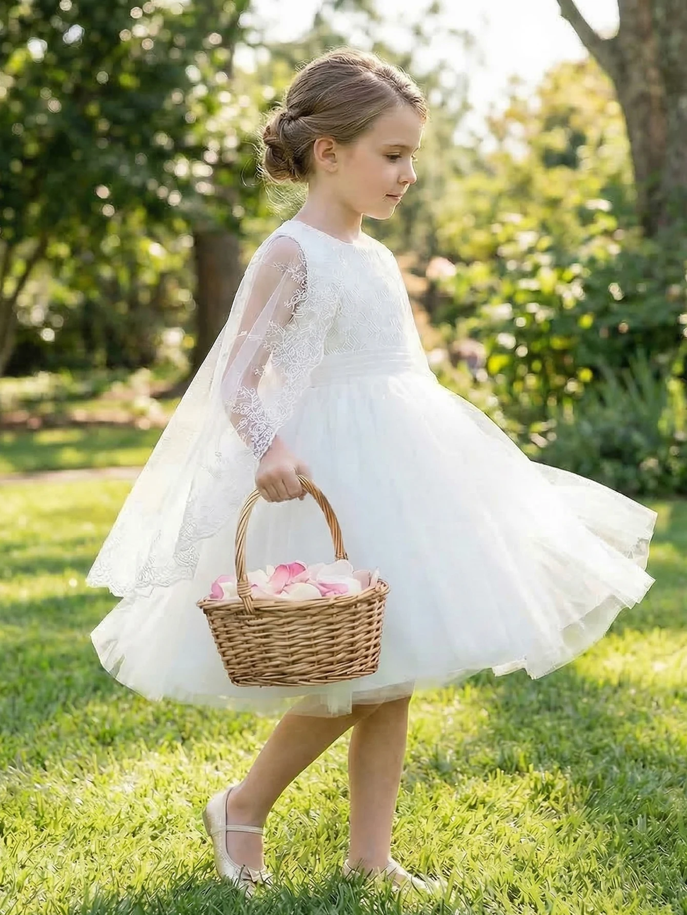 Gaun Pernikahan Formal Putih u - Embroidery Net Dress ulasan dan harga