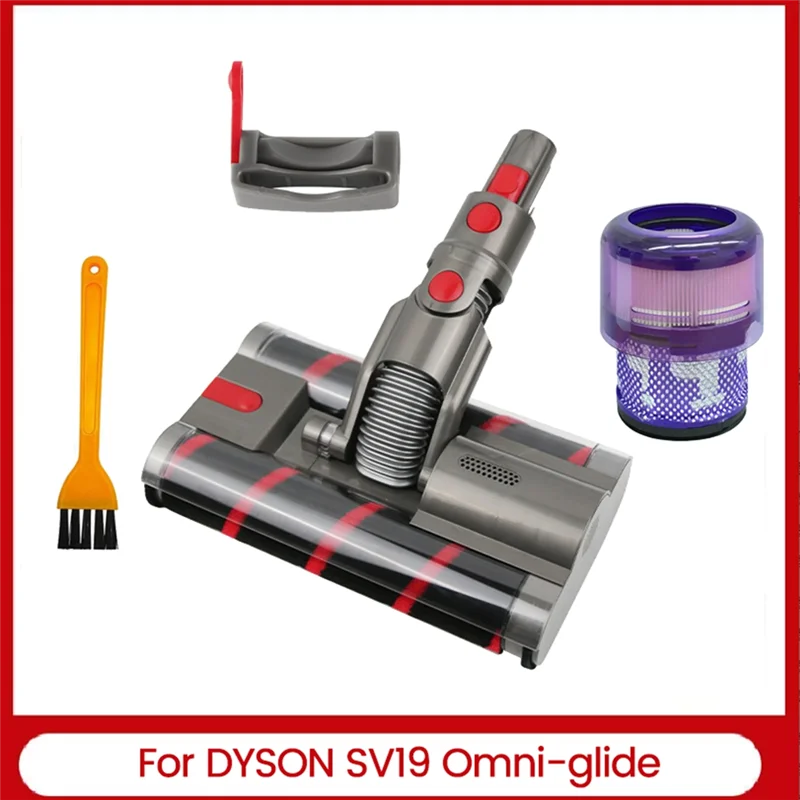 

ABVI-For Dyson Omni-Glide SV19 Vacuum Attachment Replacement With Filter Soft Roller Cleaner Head Double Roller Brush