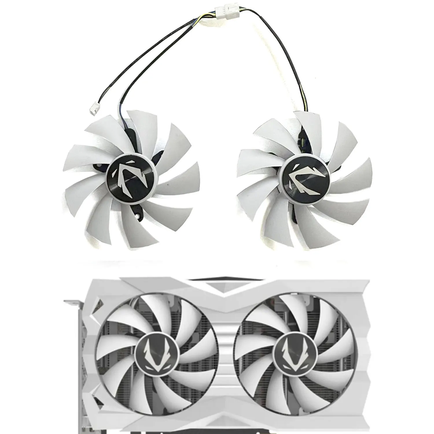 87MM 4PIN GA92A2H DC 12V 0.35A RTX2060S GPU fan suitable for ZOTAC RTX2060 2060S 1660 1660S 1660TI AMP white graphics card fan