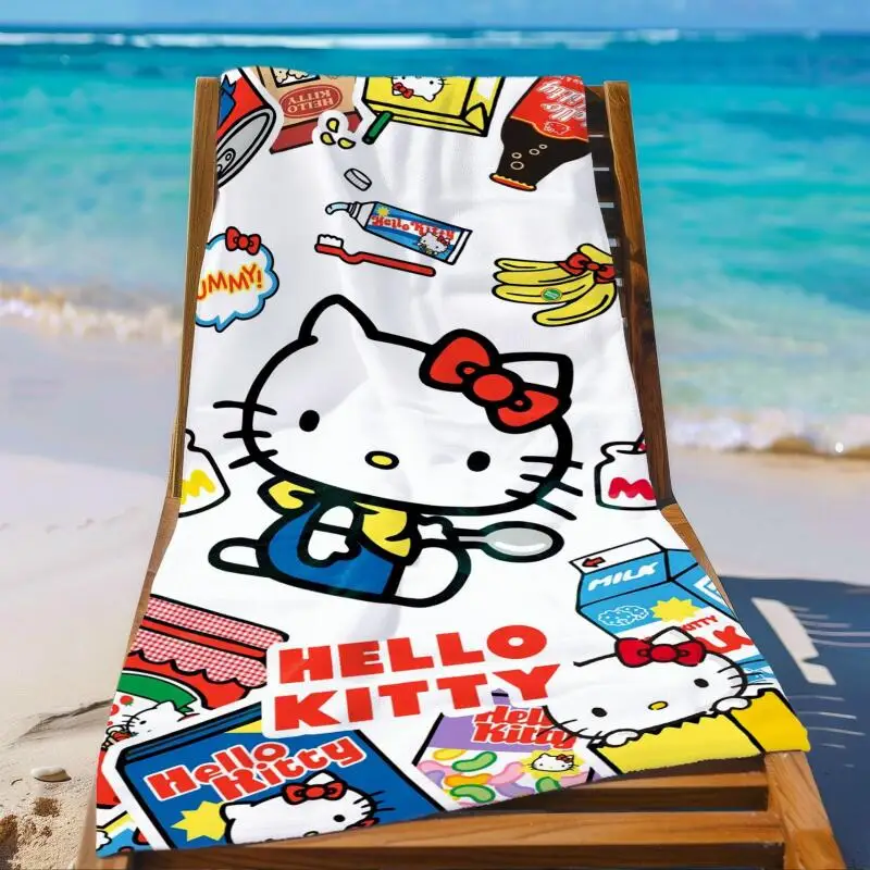 

Sanrio Hello Kitty банное полотенце милое новое модное полотенце Лидер продаж Ins креативная мультяшная девушка впитывающая мягкая бытовая быстросохнущая
