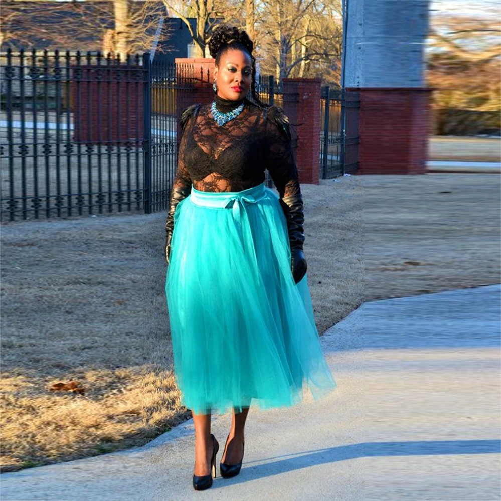 

Пышная юбка-пачка макси из фатина, 5 слоев, мягкая сетка, эластичный пояс, с лентами, А-силуэт, для девочек, танцевальная юбка, подъюбник