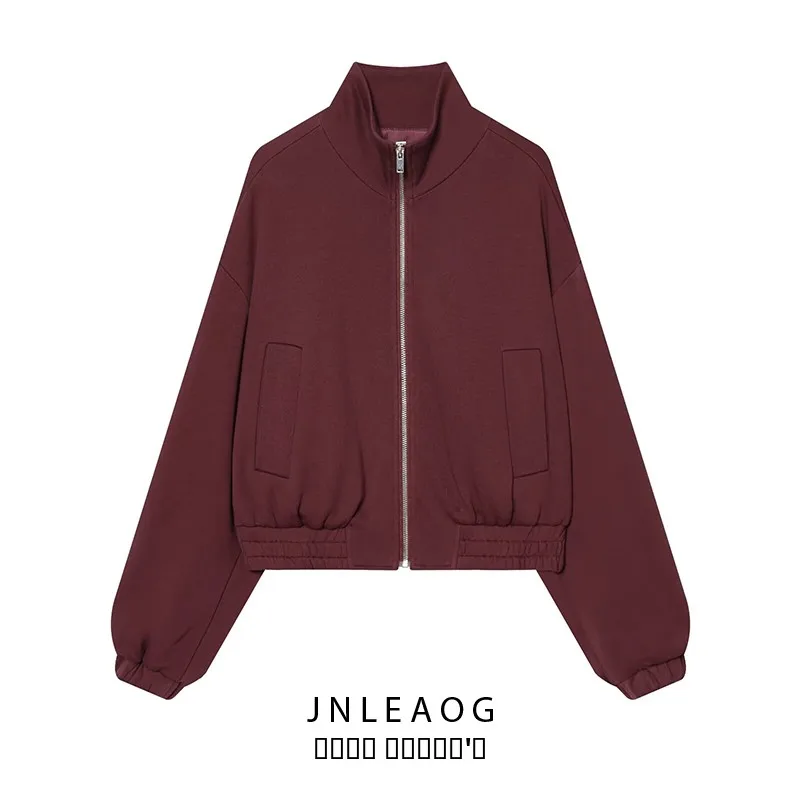 

JNLEAOG Осенняя Новая Модная Универсальная Куртка из Ворсованного Вельвета для Женщин, Дизайнерская, из Полиэфирного Волокна, с Длинным Рукавом, на Молнии