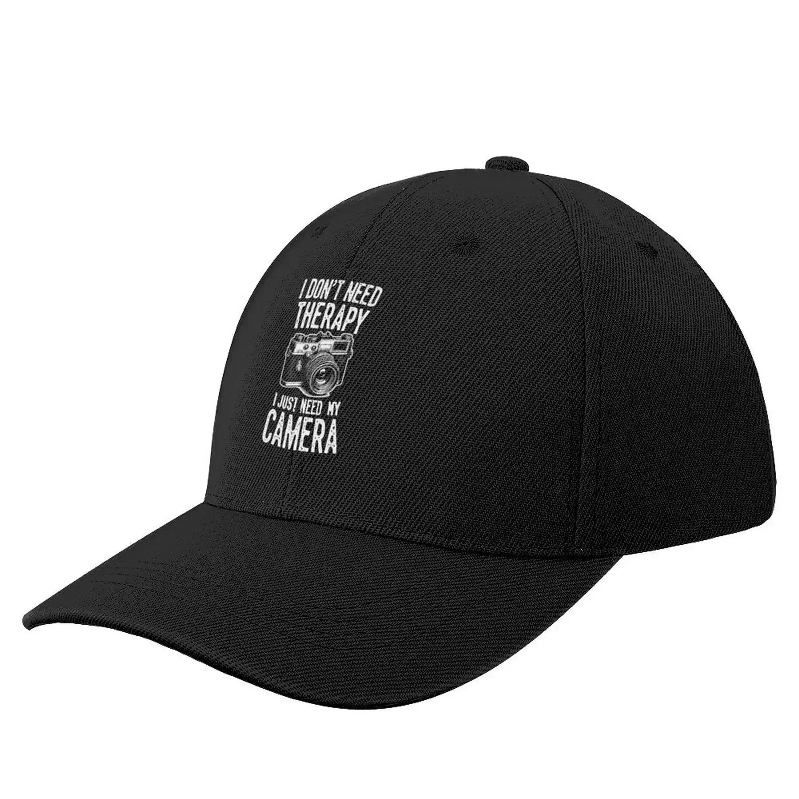 I don't need therapy, I just need my camera Baseball Cap Luxury Brand Hat Baseball Cap New Hat Hood Women's Beach Outlet Men's