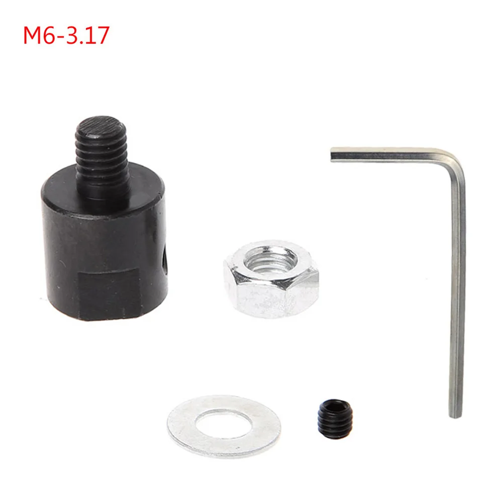 Ensure Smooth Motor Function Motor Shaft Coupler Sleeve Set for M6 3 174568mm Saw Blade Coupling Chuck Adapter