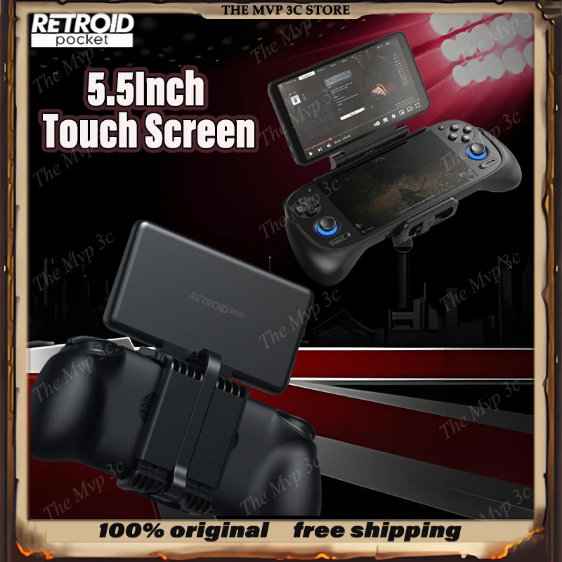 

Sales Retroid Pocket RP Dual Screen 5.5Inch AMOLED Touch Screen Back Clip Design Expand Screen for Mini/RP MiniV2/RP5 RP4Pro/RP