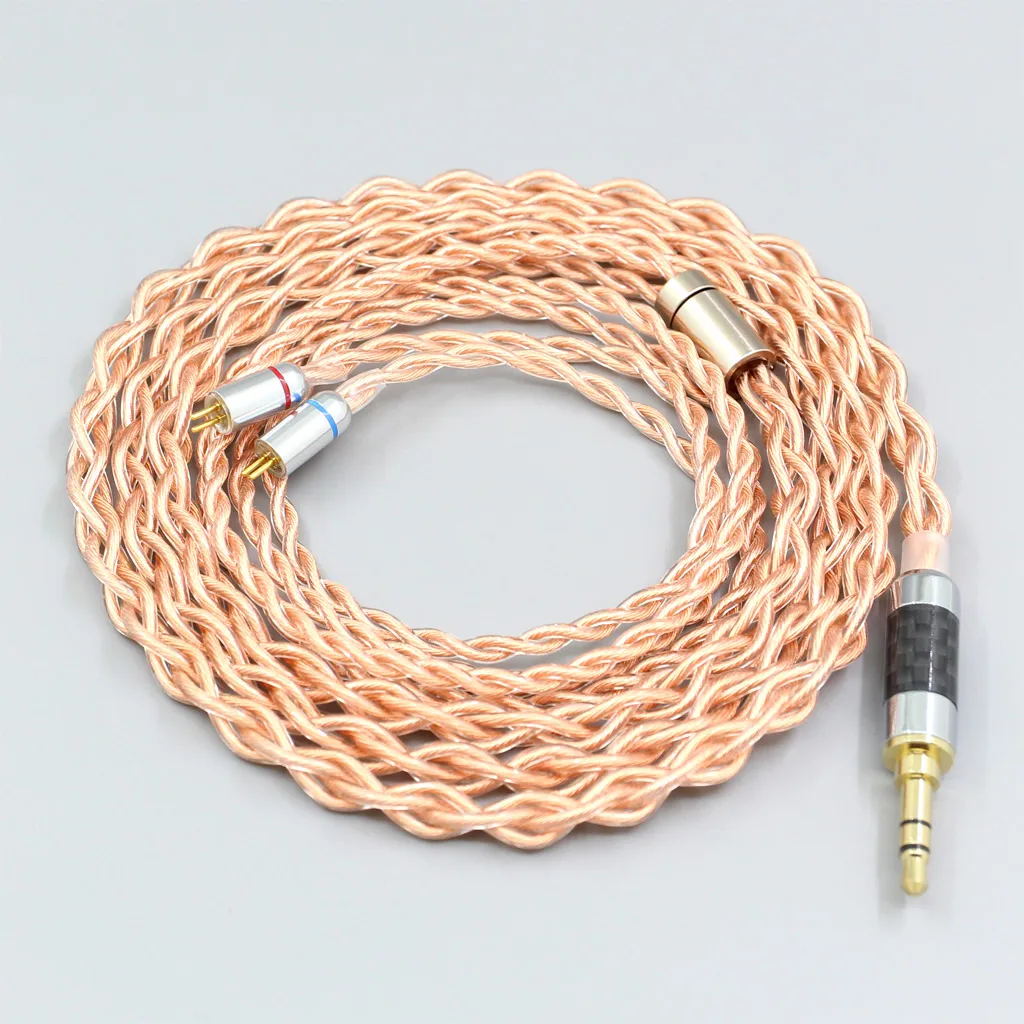 4 Core 1.7mm Litz HiFi-OFC Earphone Braided Cable For 0.78mm Flat Step JH Audio JH16 Pro JH11 Pro 5 6 7 BA LN008079